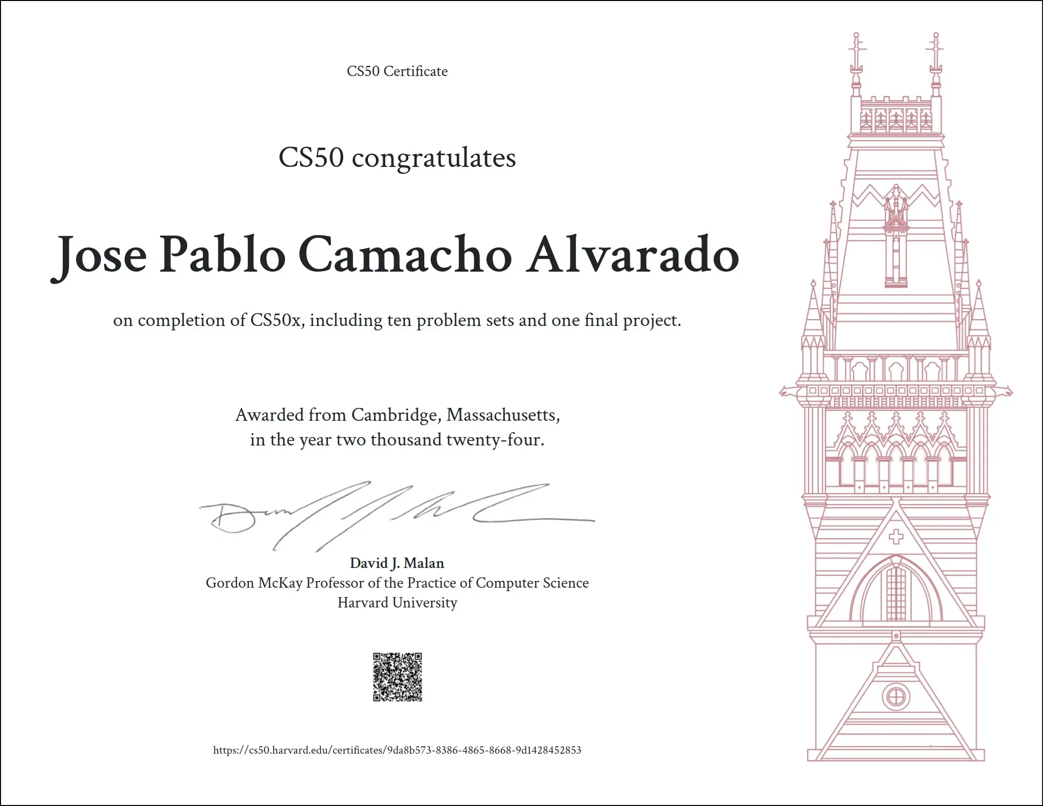 Education Certificate