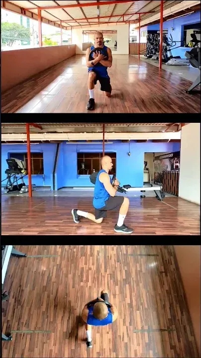 Reverse Lunge Alternating Legs With Single Plate