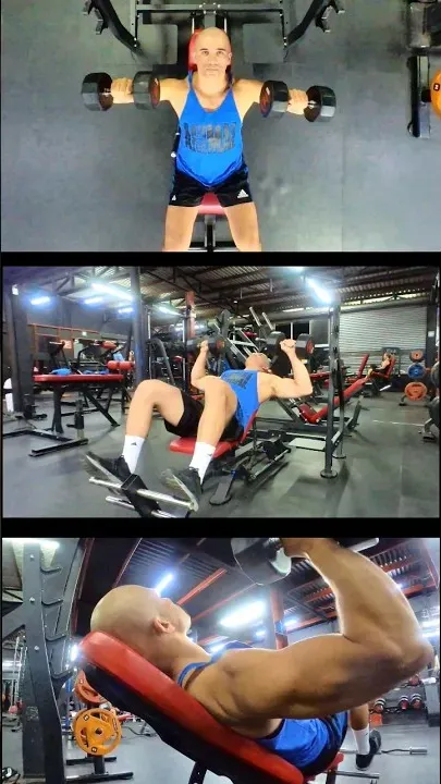 Incline Bench Press With Dumbbells