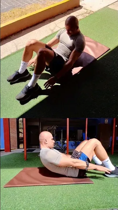 Crunch Hands Close To Floor