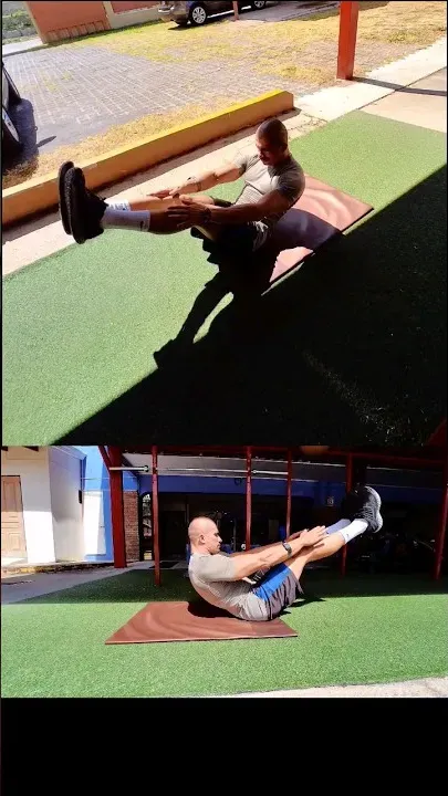 X Position Raise Legs And Arms Join Them At Top