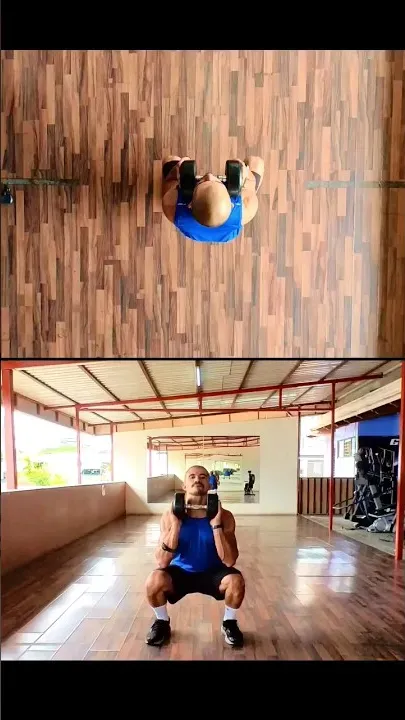 Sumo Squat With Dumbbell Up