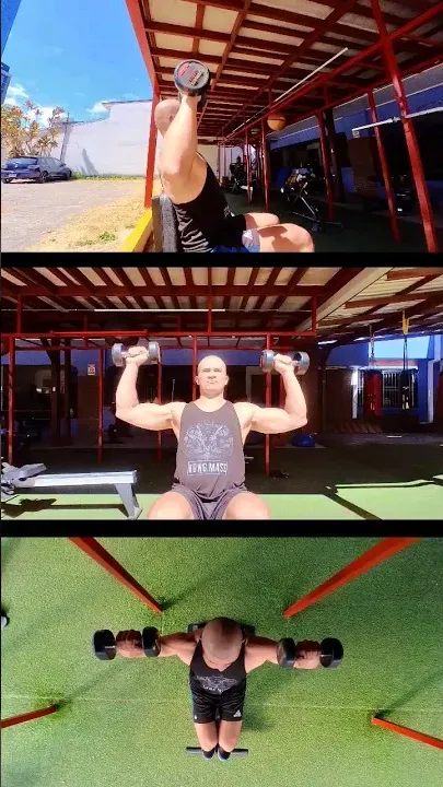 Seated Dumbbell Military Press