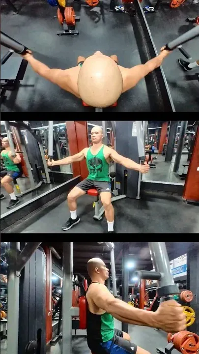 Pec Deck Machine Arms Extended